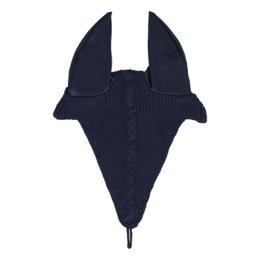 Bonnet anti-mouches en maille avec attache à la muserolle Equestro Bonnet anti-mouches en maille avec attache à la muserolle Equestro