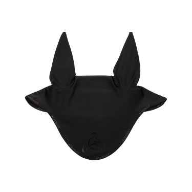Bonnet anti-mouches en lycra avec logo en silicone Acavallo Bonnet anti-mouches en lycra avec logo en silicone Acavallo