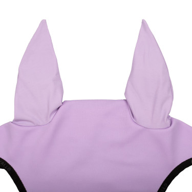 Bonnet anti-mouches en lycra avec logo en silicone Acavallo Lila / noir Violet Bonnet anti-mouches en lycra avec logo en silicone Acavallo Lila / noir Violet
