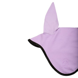 Bonnet anti-mouches en lycra avec logo en silicone Acavallo Lila / noir Violet Bonnet anti-mouches en lycra avec logo en silicone Acavallo Lila / noir Violet