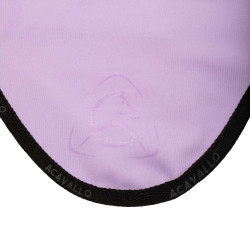 Bonnet anti-mouches en lycra avec logo en silicone Acavallo Lila / noir Violet Bonnet anti-mouches en lycra avec logo en silicone Acavallo Lila / noir Violet
