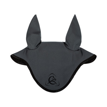 Bonnet anti-mouches en lycra avec logo en silicone Acavallo Bonnet anti-mouches en lycra avec logo en silicone Acavallo