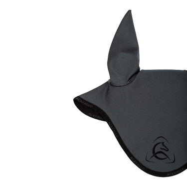Bonnet anti-mouches en lycra avec logo en silicone Acavallo Bonnet anti-mouches en lycra avec logo en silicone Acavallo