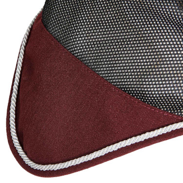 Bonnet anti-mouches en coton et tissu perforé Diamond Equestro Bonnet anti-mouches en coton et tissu perforé Diamond Equestro