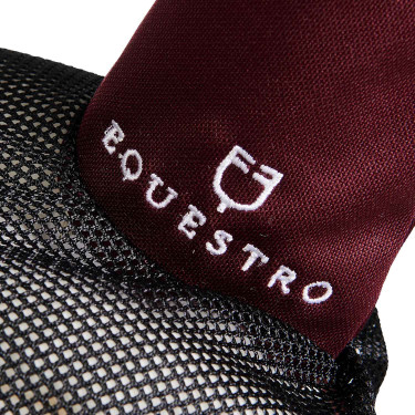 Bonnet anti-mouches en coton et tissu perforé Diamond Equestro Bonnet anti-mouches en coton et tissu perforé Diamond Equestro