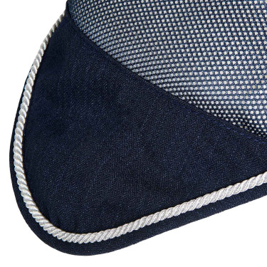 Bonnet anti-mouches en coton et tissu perforé Diamond Equestro Bonnet anti-mouches en coton et tissu perforé Diamond Equestro