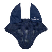 Bonnet anti-mouches en coton avec oreilles élastiques Equestro Marine Bleu marine Bonnet anti-mouches en coton avec oreilles élastiques Equestro Marine Bleu marine