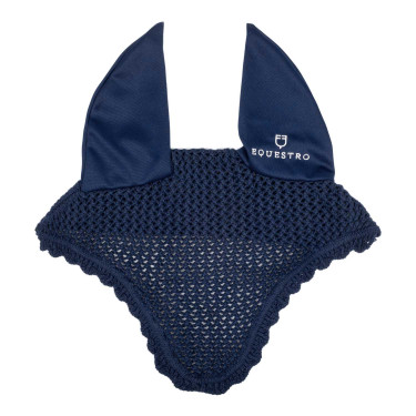 Bonnet anti-mouches en coton avec oreilles élastiques Equestro Bonnet anti-mouches en coton avec oreilles élastiques Equestro