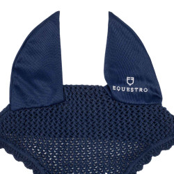 Bonnet anti-mouches en coton avec oreilles élastiques Equestro Marine Bleu marine Bonnet anti-mouches en coton avec oreilles élastiques Equestro Marine Bleu marine