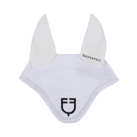 Bonnet anti-mouches en coton avec logo central New Style Equestro Noir