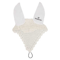 Bonnet anti-mouches en coton avec attache au licol Equestro Bonnet anti-mouches en coton avec attache au licol Equestro