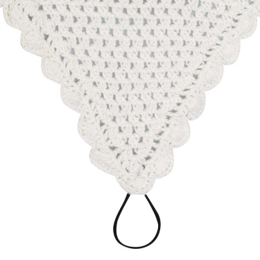 Bonnet anti-mouches en coton avec attache au licol Equestro Bonnet anti-mouches en coton avec attache au licol Equestro