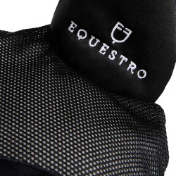 Bonnet anti-mouches en coton antibactérien Equestro Noir / noir Bonnet anti-mouches en coton antibactérien Equestro Noir / noir