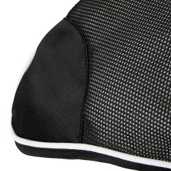 Bonnet anti-mouches en coton antibactérien Equestro Noir / noir Bonnet anti-mouches en coton antibactérien Equestro Noir / noir
