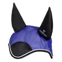 Bonnet anti-mouches en coton antibactérien Equestro Noir / noir