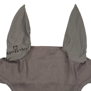 Bonnet anti-mouches collection basique avec oreilles élastiques Equestro Gris Bonnet anti-mouches collection basique avec oreilles élastiques Equestro Gris