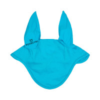 Bonnet anti-mouches collection basique avec oreilles élastiques Equestro Noir