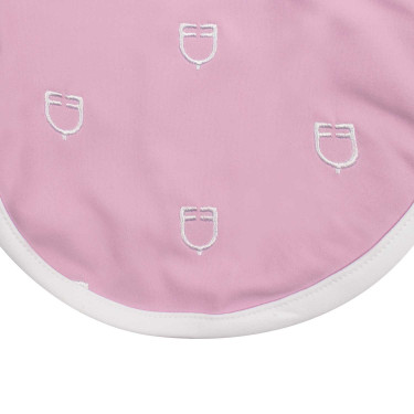 Bonnet anti-mouches logo multicolore White Line Edition Equestro Rose orchidée Bonnet anti-mouches logo multicolore White Line Edition Equestro Rose orchidée