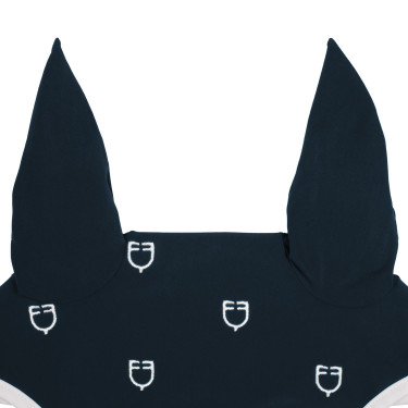 Bonnet anti-mouches logo multicolore White Line Edition Equestro Bonnet anti-mouches logo multicolore White Line Edition Equestro