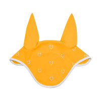 Bonnet anti-mouches logo multicolore White Line Edition Equestro Jaune