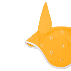 Bonnet anti-mouches logo multicolore White Line Edition Equestro Jaune Bonnet anti-mouches logo multicolore White Line Edition Equestro Jaune
