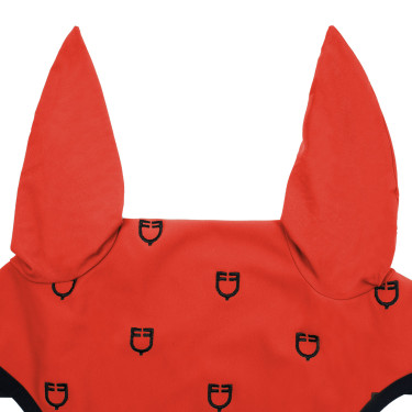 Bonnet anti-mouches logo multicolore Black Line Edition Equestro Bonnet anti-mouches logo multicolore Black Line Edition Equestro