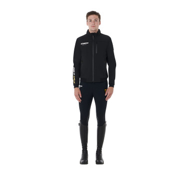 Blouson homme en tissu technique collection Scuderia Equestro Noir