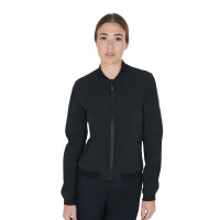 Blouson femme en tissu technique Equestro Noir