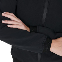 Blouson femme en tissu technique Equestro Noir Blouson femme en tissu technique Equestro Noir