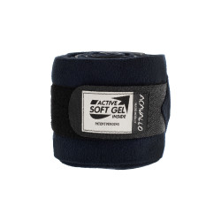 Bandes en gel et polaire Acavallo par paire Bleu