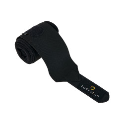 Bandes de travail en polaire et élastique respirantes par 4 Equestro Noir Bandes de travail en polaire et élastique respirantes par 4 Equestro Noir