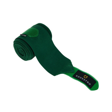 Bandes de travail en polaire et élastique respirantes par 4 Equestro Vert chasseur Bandes de travail en polaire et élastique respirantes par 4 Equestro Vert chasseur