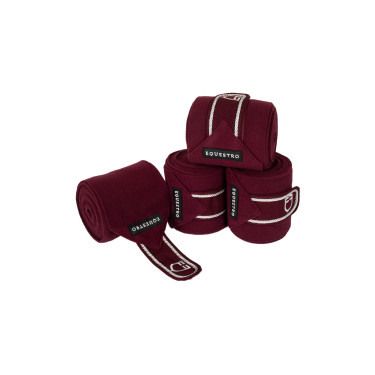 Bandes de polo poney avec logo brodé Diamond par 4 Equestro Bandes de polo poney avec logo brodé Diamond par 4 Equestro