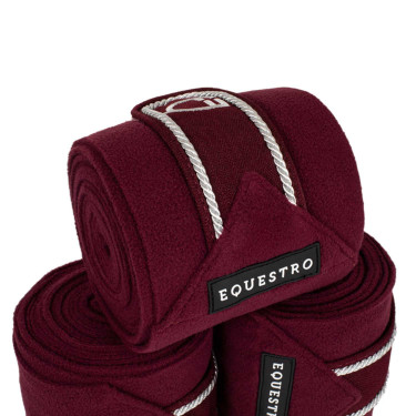 Bandes de polo poney avec logo brodé Diamond par 4 Equestro Bandes de polo poney avec logo brodé Diamond par 4 Equestro