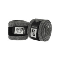 Bandes de polo en laine vierge avec gel Acavallo par paire Noir Bandes de polo en laine vierge avec gel Acavallo par paire Noir