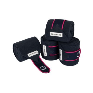 Bandes de polo fermeture velcro Trim par 4 Equestro Bandes de polo fermeture velcro Trim par 4 Equestro
