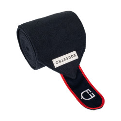 Bandes de polo fermeture velcro Trim par 4 Equestro Marine / rouge Bleu Bandes de polo fermeture velcro Trim par 4 Equestro Marine / rouge Bleu