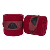 Bandes d'exercice en polaire avec fermeture velcro Acavallo par 2 Bordeaux Bandes d'exercice en polaire avec fermeture velcro Acavallo par 2 Bordeaux