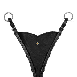Attache de martingale réglable Equestro Noir