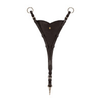 Attache de martingale réglable Equestro Marron foncé