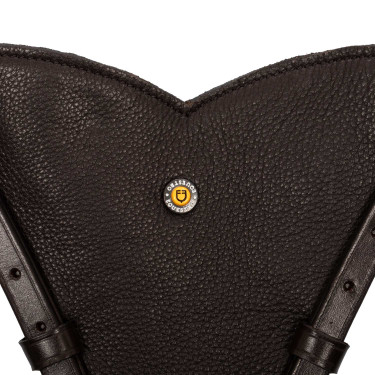 Attache de martingale réglable Equestro Marron foncé