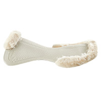 Amortisseur thérapeutique en gel découpe et bordure en laine de mouton avec Dri-Lex Acavallo Transparent / blanc Amortisseur thérapeutique en gel découpe et bordure en laine de mouton avec Dri-Lex Acavallo Transparent / blanc