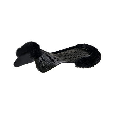Amortisseur thérapeutique en gel découpe et bordure en laine de mouton avec Dri-Lex Acavallo Amortisseur thérapeutique en gel découpe et bordure en laine de mouton avec Dri-Lex Acavallo