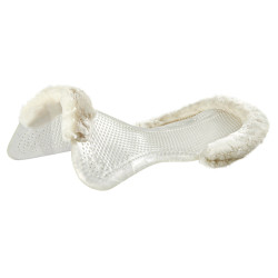 Amortisseur thérapeutique en gel découpe en laine écologique Acavallo Transparent / naturel Amortisseur thérapeutique en gel découpe en laine écologique Acavallo Transparent / naturel