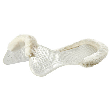 Amortisseur thérapeutique en gel découpe en laine écologique Acavallo Transparent / naturel Amortisseur thérapeutique en gel découpe en laine écologique Acavallo Transparent / naturel