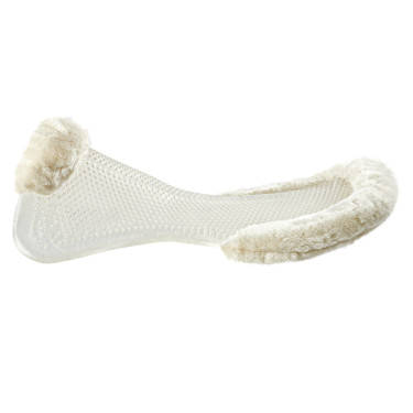 Amortisseur thérapeutique en gel découpe en laine écologique Acavallo Transparent / naturel Amortisseur thérapeutique en gel découpe en laine écologique Acavallo Transparent / naturel