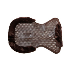 Amortisseur thérapeutique en gel découpe en laine écologique Acavallo Marron / marron