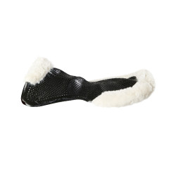 Amortisseur thérapeutique en gel découpe en laine écologique Acavallo Noir / naturel