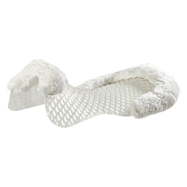Amortisseur respirant en gel avec découpe en laine de mouton Acavallo Amortisseur respirant en gel avec découpe en laine de mouton Acavallo