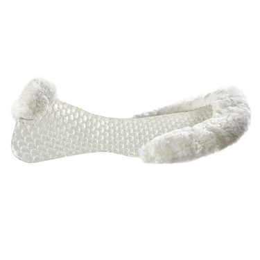 Amortisseur respirant en gel avec découpe en laine de mouton Acavallo Amortisseur respirant en gel avec découpe en laine de mouton Acavallo